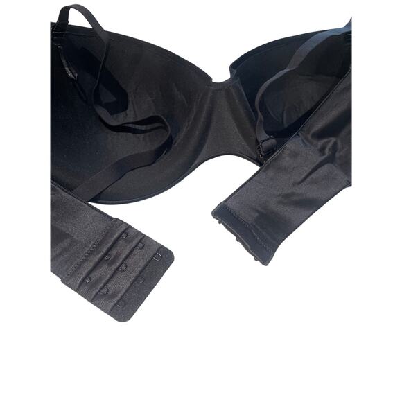 Maidenform Bra 42C Black Full Coverage Strapless Underwire 5 way Lined - Picture 5 of 5